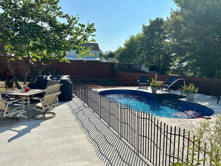 Oval Semi Inground Pools