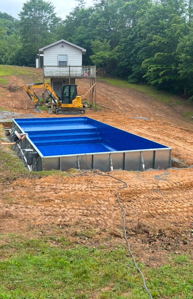 Rectangle Semi Inground Pools