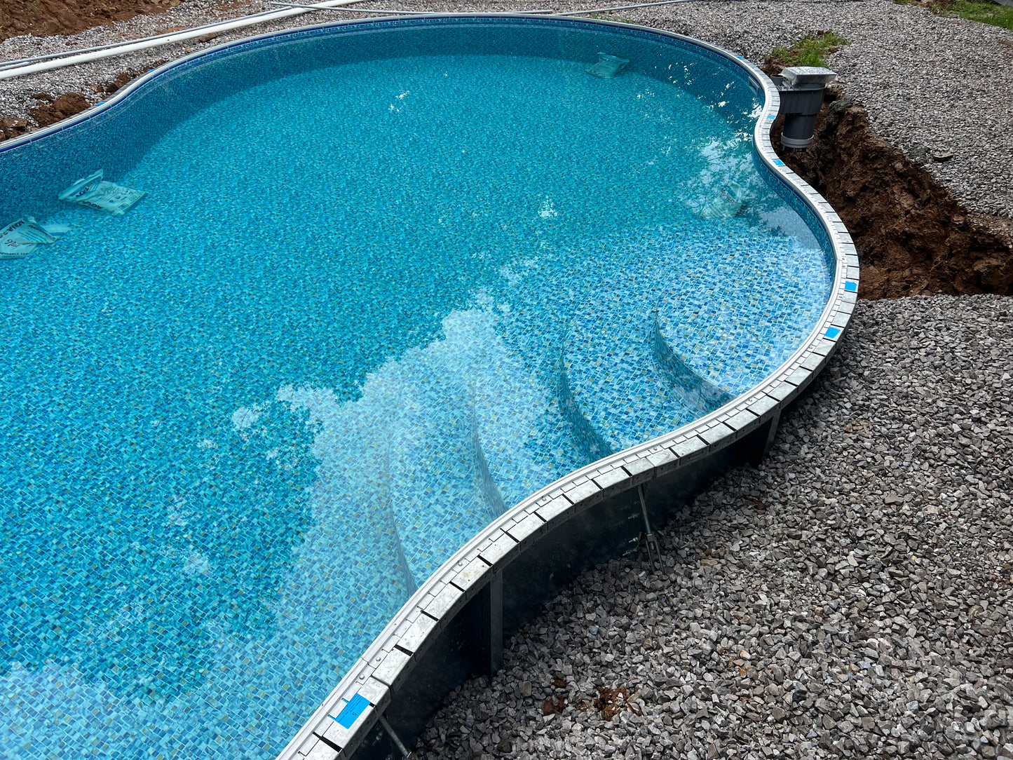 14'x28' Lagoon Semi-Inground Pool Kit 18-gauge