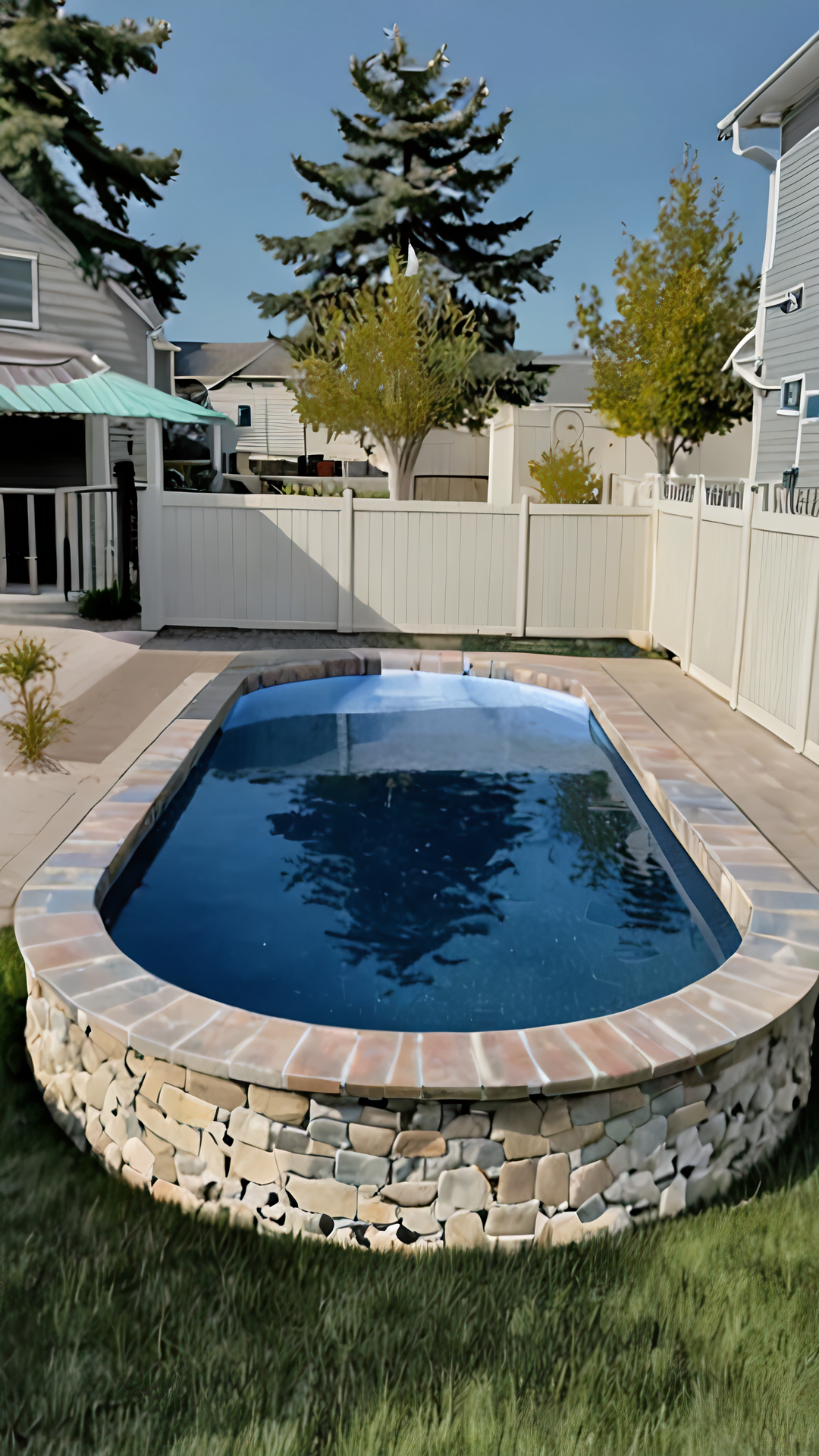 15'x30' Oval Semi-Inground Pool Kit 18-gauge