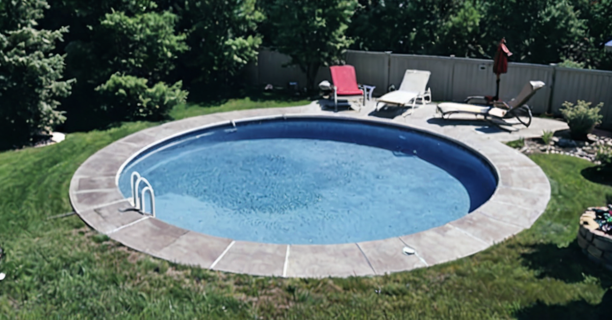 12' Round Semi-Inground Pool Kit 18-gauge